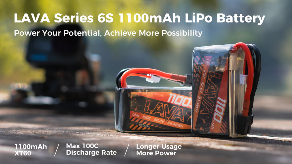 LAVA Series 6S 1100mAh LiPo Battery